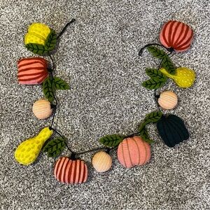 Company store felt fall pumpkin garland